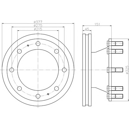 Photo Brake Disc TEXTAR 93127600