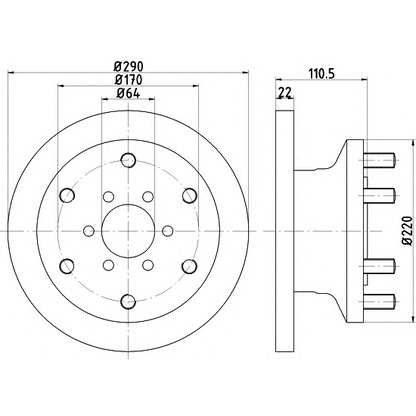 Photo Brake Disc TEXTAR 93175400