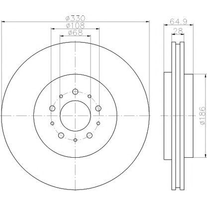 Photo Brake Disc TEXTAR 92178305