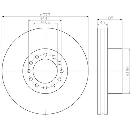 Photo Brake Disc TEXTAR 93191200