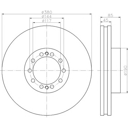 Photo Brake Disc TEXTAR 93192000