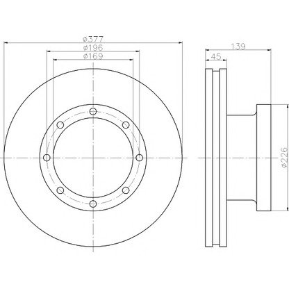 Photo Brake Disc TEXTAR 93193600