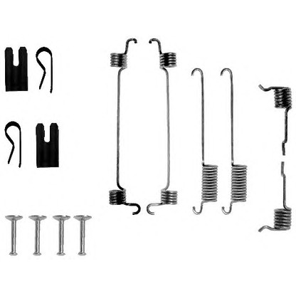 Photo Accessory Kit, brake shoes TEXTAR 97014000