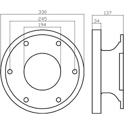 Photo Brake Disc TEXTAR 93192200