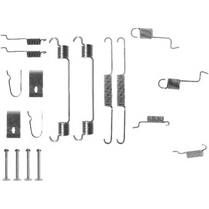 Photo Accessory Kit, brake shoes TEXTAR 97030100