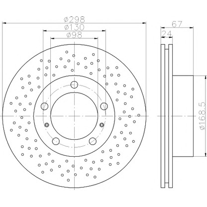 Photo Brake Disc TEXTAR 92165110