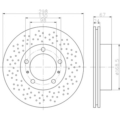 Photo Brake Disc TEXTAR 92165205