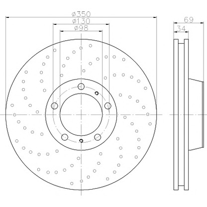 Photo Brake Disc TEXTAR 92219110