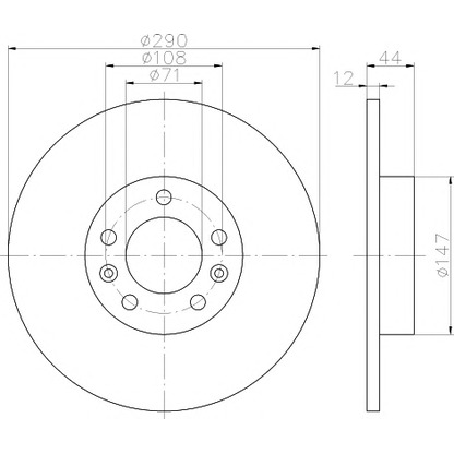 Photo Brake Disc TEXTAR 92238003