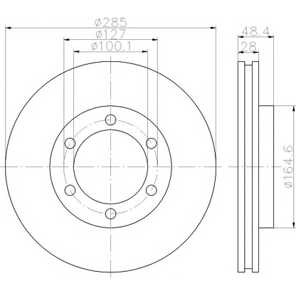 Photo Brake Disc TEXTAR 92238100