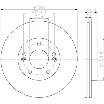 Photo Brake Disc TEXTAR 92243103