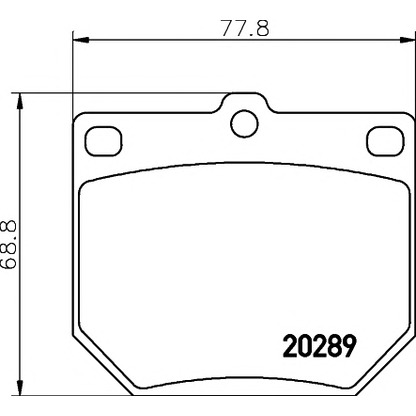 Photo Kit de plaquettes de frein, frein à disque TEXTAR 2028902