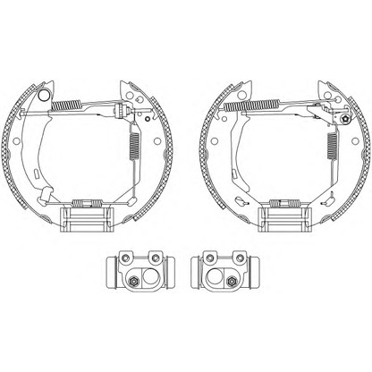 Photo Brake Shoe Set TEXTAR 84031802