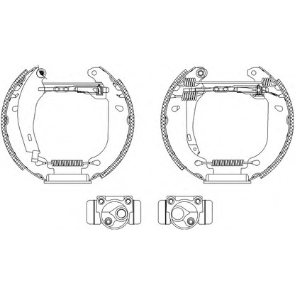 Photo Brake Shoe Set TEXTAR 84037400