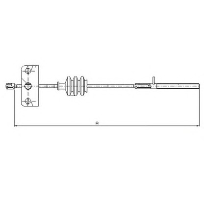 Photo Cable, parking brake TEXTAR 44044200