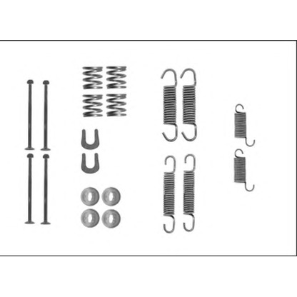 Photo Accessory Kit, brake shoes TEXTAR 97041000