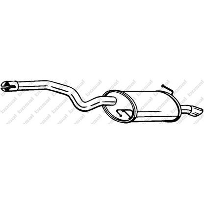 Фото Глушитель выхлопных газов конечный BOSAL 105229