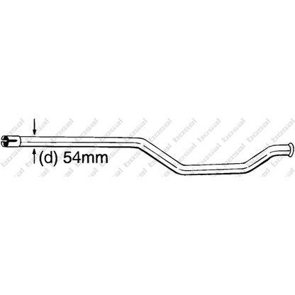 Photo Tube de réparation, catalyseur BOSAL 889171