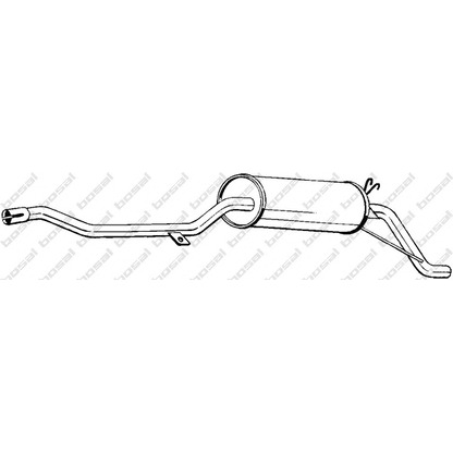 Фото Глушитель выхлопных газов конечный BOSAL 283515