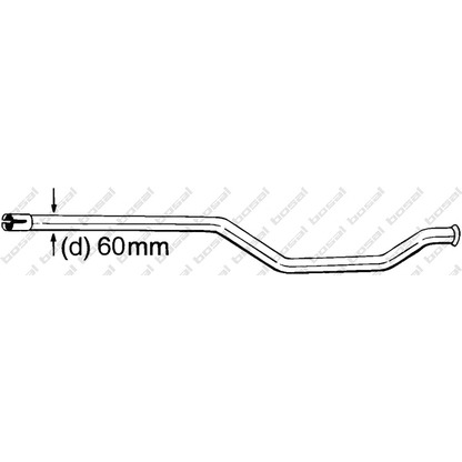 Zdjęcie Rura wydechowa BOSAL 889007