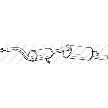 Foto Mittel-/Endschalldämpfer BOSAL 282277