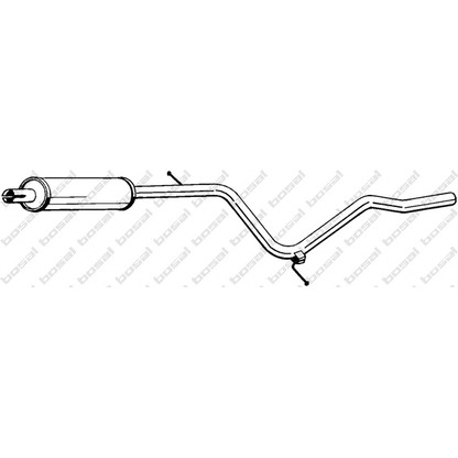 Zdjęcie Tłumik srodkowy BOSAL 284357