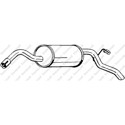 Фото Глушитель выхлопных газов конечный BOSAL 154027