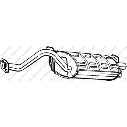 Фото Глушитель выхлопных газов конечный BOSAL 163351