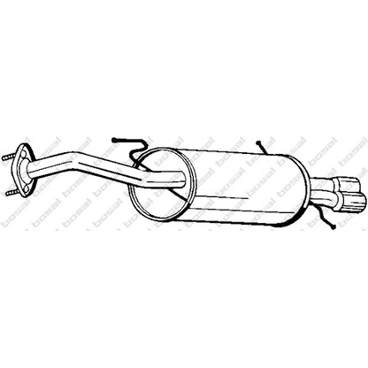 Foto Silenciador posterior BOSAL 171573