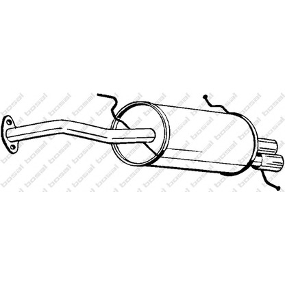 Фото Глушитель выхлопных газов конечный BOSAL 171685