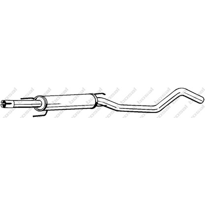 Photo Middle Silencer BOSAL 285967