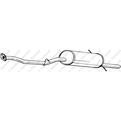 Фото Глушитель выхлопных газов конечный BOSAL 278743
