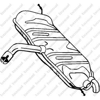 Zdjęcie Tłumik końcowy BOSAL 233807