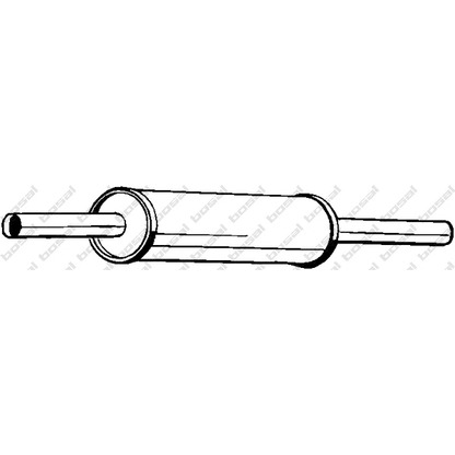 Фото Средний глушитель выхлопных газов BOSAL 233373