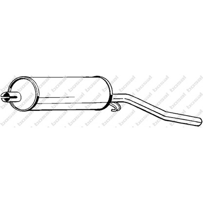 Фото Глушитель выхлопных газов конечный BOSAL 233289