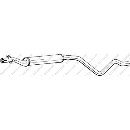 Фото Средний глушитель выхлопных газов BOSAL 282509