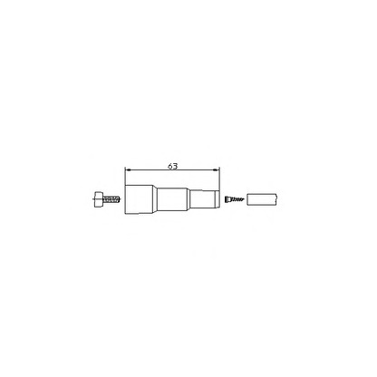 Foto Conector, bujía de encendido BREMI 10229N1