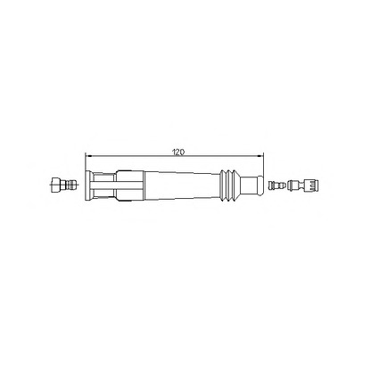 Zdjęcie Wtyczka, żwieca zapłonowa BREMI 132265