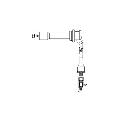 Фото Комплект проводов зажигания BREMI 6A66E40