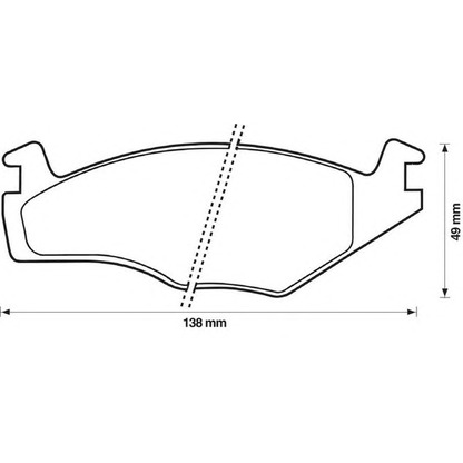 Photo Brake Pad Set, disc brake JURID 571316JAS