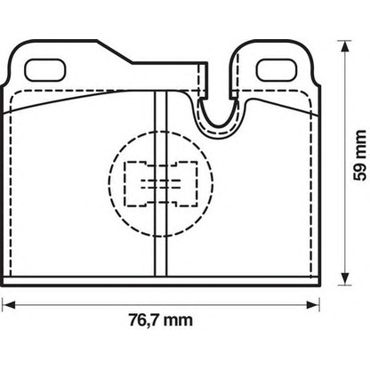 Photo Brake Pad Set, disc brake JURID 571354JAS