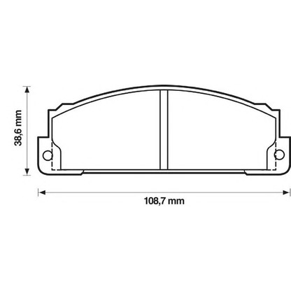 Photo Brake Pad Set, disc brake JURID 571463D