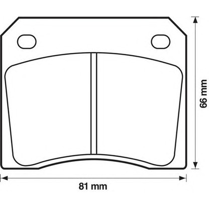 Photo Brake Pad Set, disc brake JURID 571532JAS