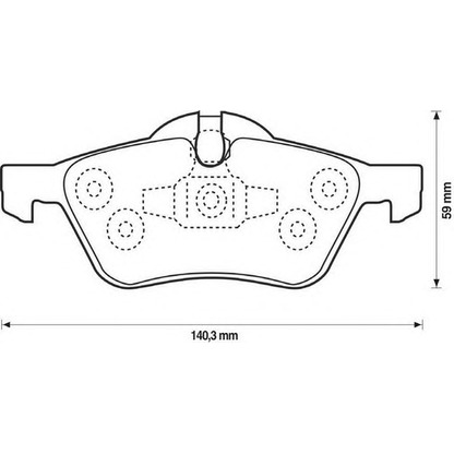 Photo Brake Pad Set, disc brake JURID 571992JAS