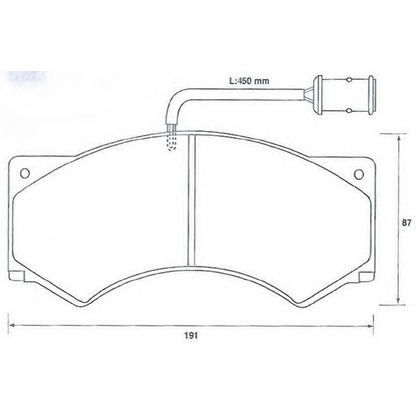 Photo Brake Pad Set, disc brake JURID 2902409561