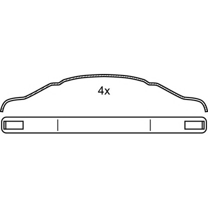 Photo Brake Pad Set, disc brake JURID 2912409560