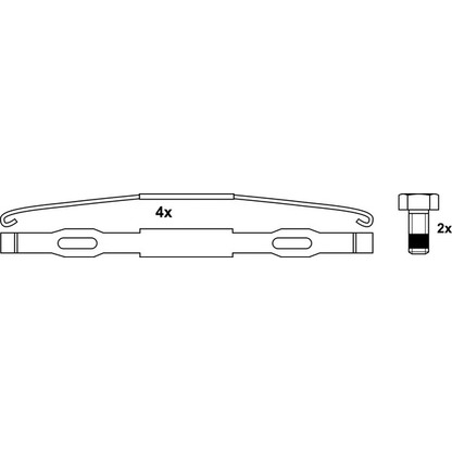 Photo Brake Pad Set, disc brake JURID 2917709560