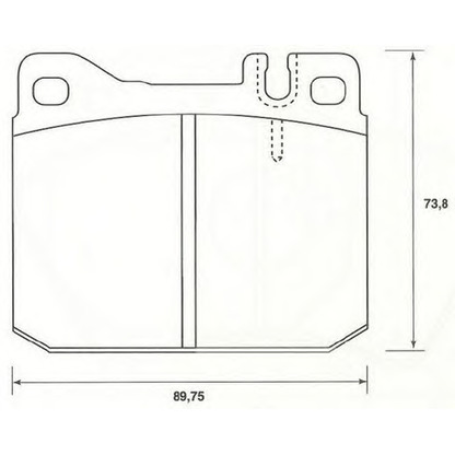 Photo Brake Pad Set, disc brake JURID 2955405880