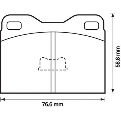 Photo Kit de plaquettes de frein, frein à disque JURID 571245J