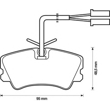 Photo Brake Pad Set, disc brake JURID 571410J